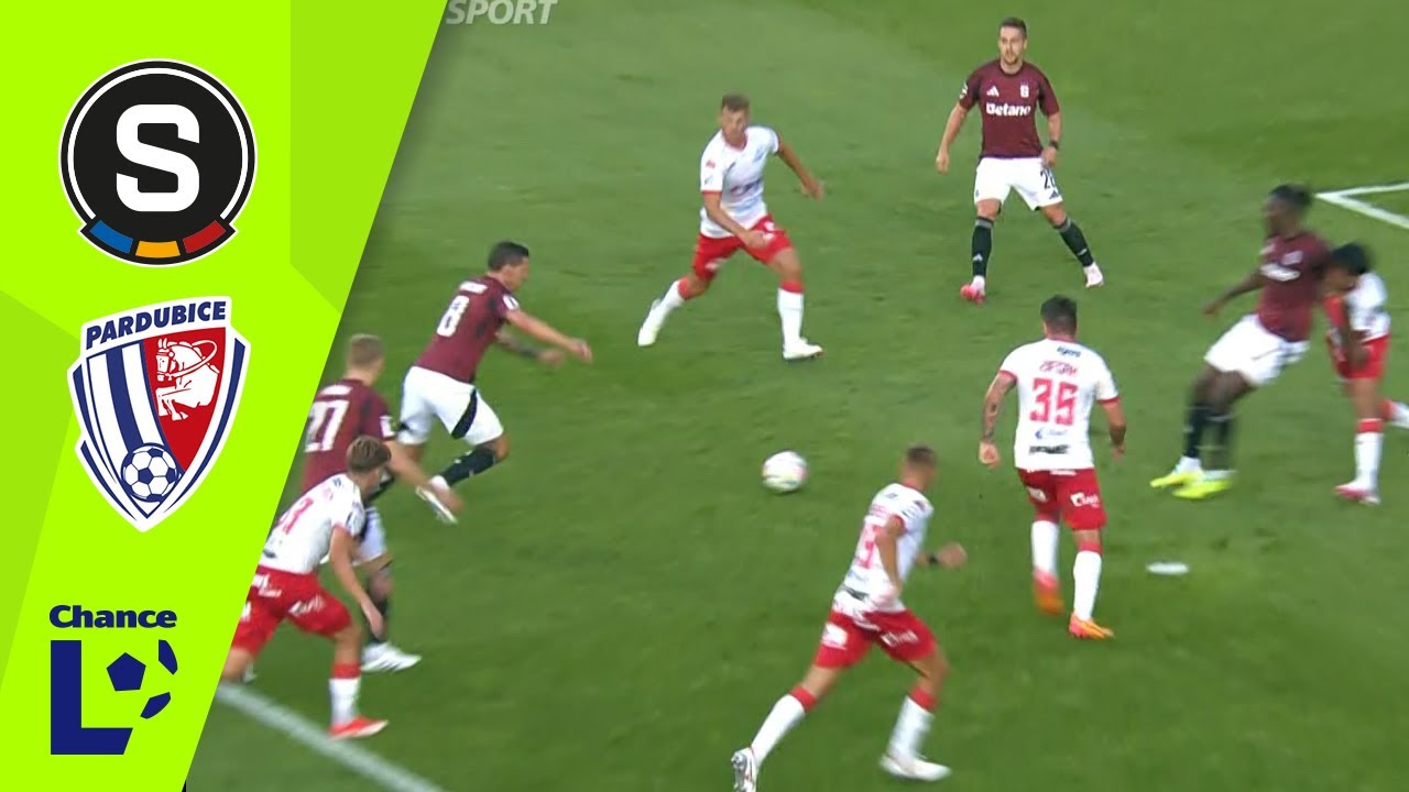 Chance Liga Highlights: AC Sparta Praha vs. FK Pardubice 2:1 (1. kolo)