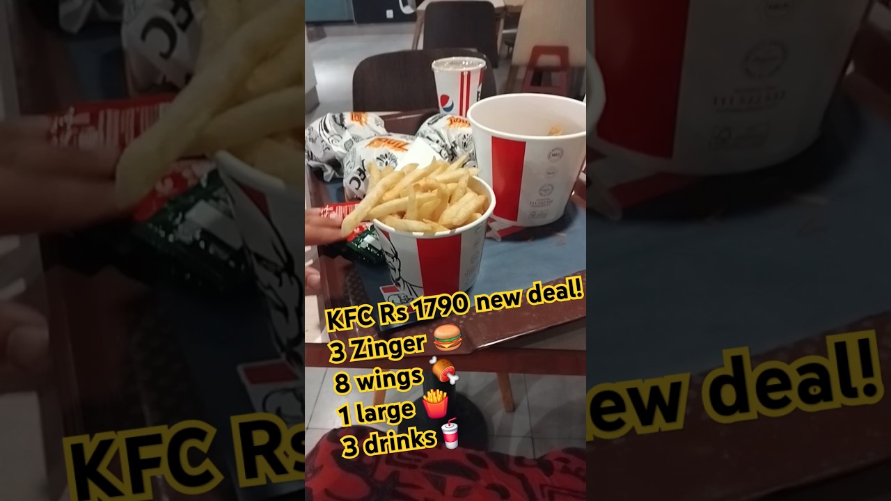 KFC Rs 1790 Mega Deal 🔥 