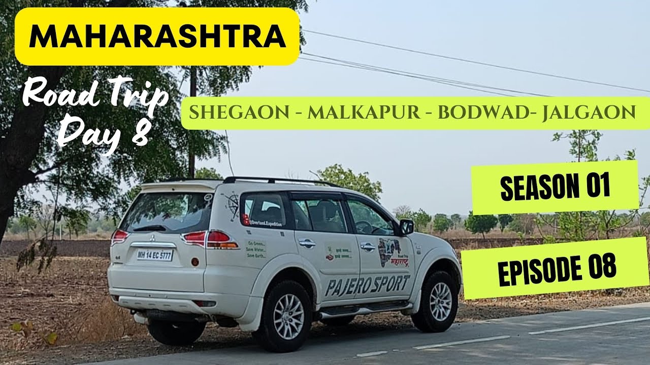 S01 EP08 | Solo Road Trip MAHARASHTRA | Day 08 | महाराष्ट्र रोड ट्रिप | Shegaon to Jalgaon | Pajero