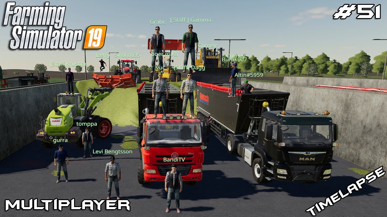 Harvesting big grass fields | MVP 19 | Multiplayer Farming Simulator 19 | Episode 51