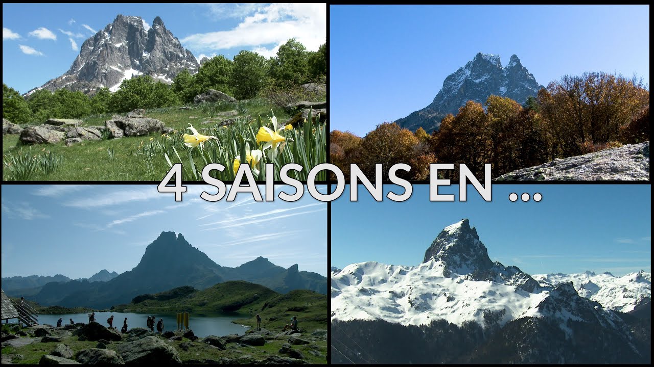 Vallée d'Ossau en 4 saisons - (6 minutes)