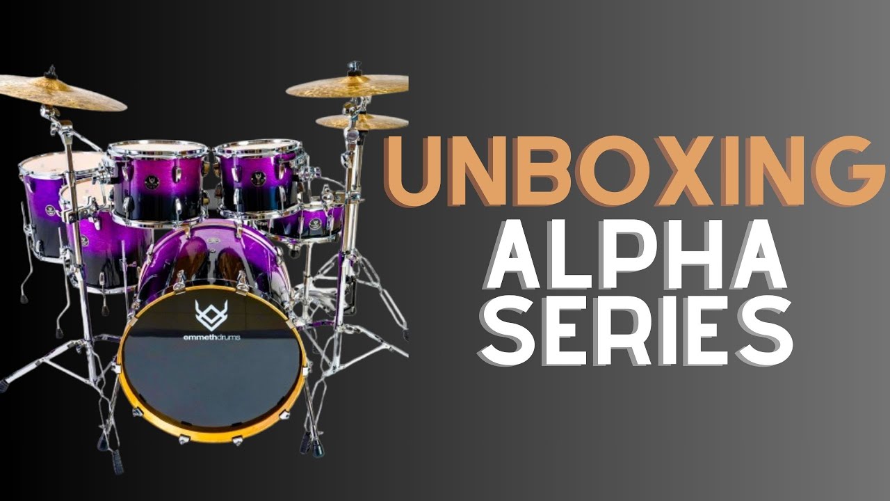 ¡Emmeth Drums Alpha Series de cerca! Checa el unboxing que le hicimos!