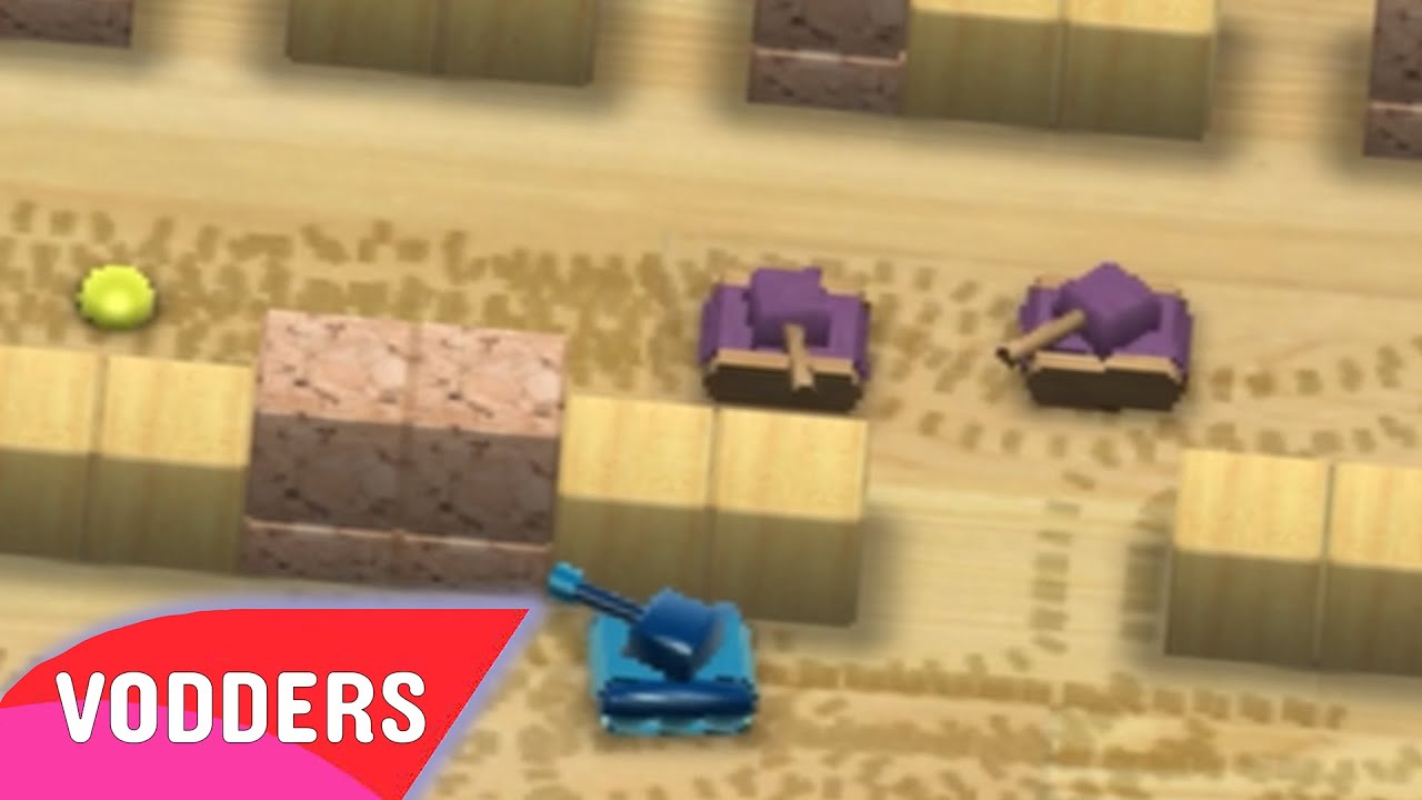 Beating Wii Tanks Without Shooting Part 4 AND Blockwars