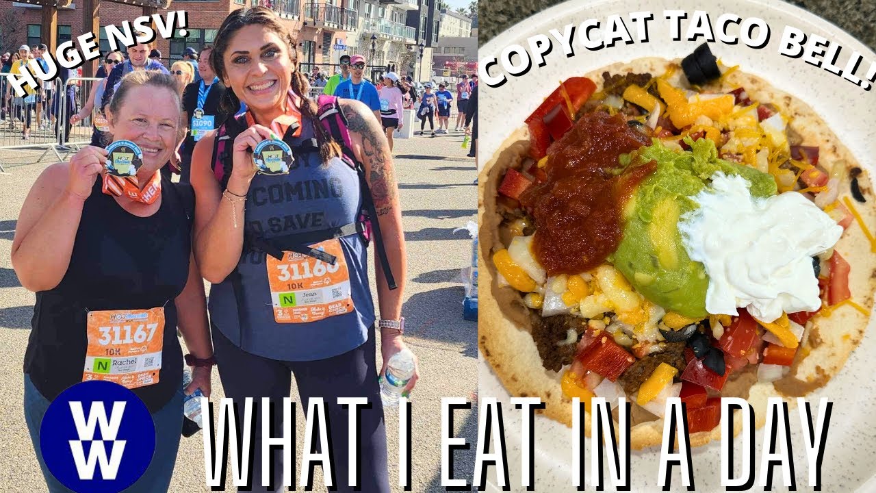 WHAT I EAT IN A DAY ON WW TO LOSE 140 POUNDS - HUGE NSV 🙌🙌 - COPYCAT TACO BELL - WEIGHT WATCHERS!