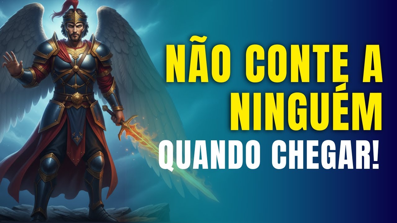 ARCANJO MIGUEL ALERTA: FALTAM 7 MINUTOS! QUANDO O DINHEIRO CHEGAR, NÃO COMENTE COM NINGUÉM!