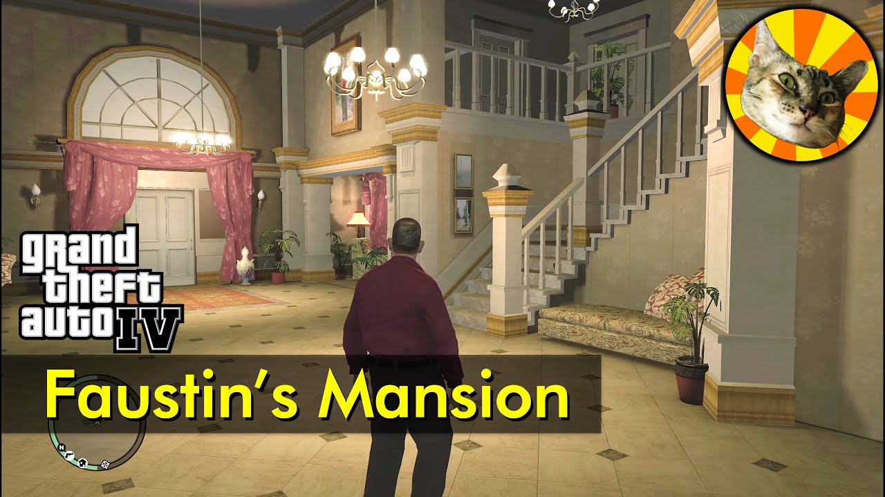 Mikhail Faustin's Mansion at night | GTA IV | The Game Tourist