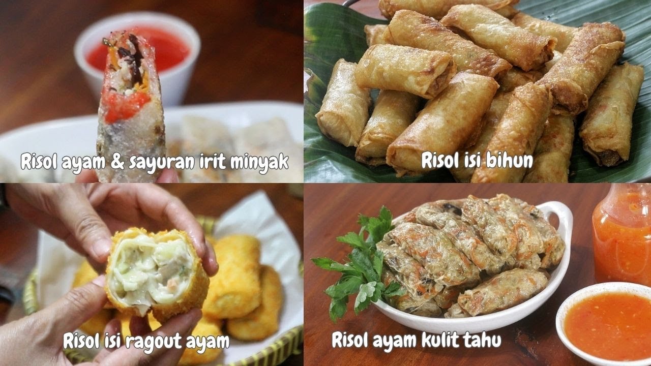 Empat variasi risol yang semuanya sedap dan banyak disuka, pas buat ide jualan takjil Ramadhan nanti
