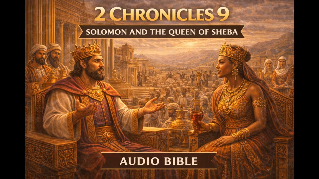 📖 2 Chronicles 9 (Audio Bible) | Solomon’s Wealth and Wisdom | Glory at Its Height