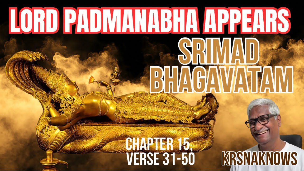 Padmanabha Comes To Save His Dwarpals - Srimad Bhagavatam C3/1, Ch15, Verse 31-50 by Krsna Guruji