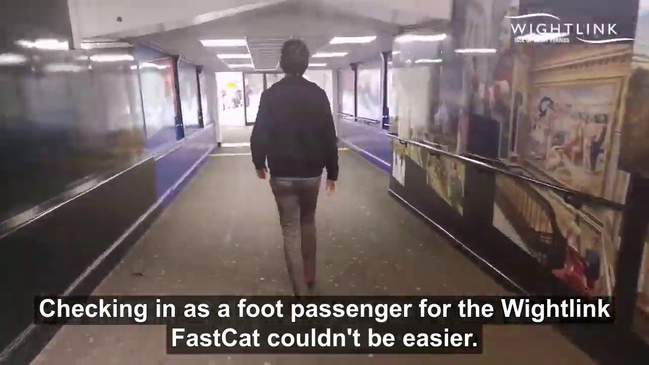Checking in on the Wightlink FastCat