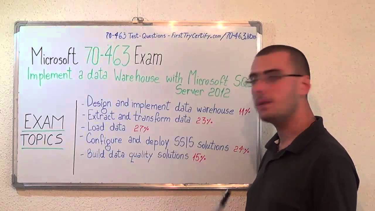 70-463 &ndash; Implementing Exam Data Warehouse with Test Microsoft Questions
