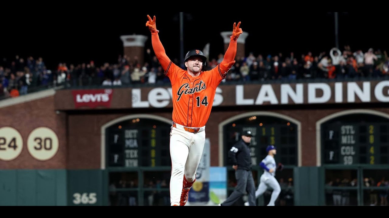 every giants go ahead or walk off home run vs the dodgers in the 9th inning or later since 2010