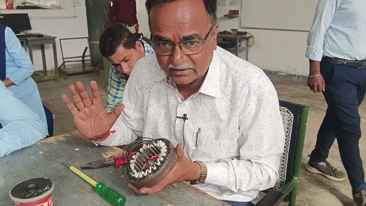 Cooler fan motor rewinding practical part 1