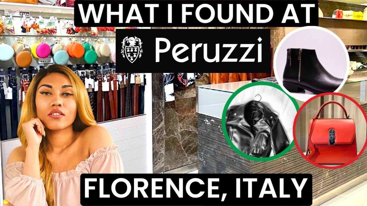 Shopping In FLORENCE, ITALY | Peruzzi Leather Factory
