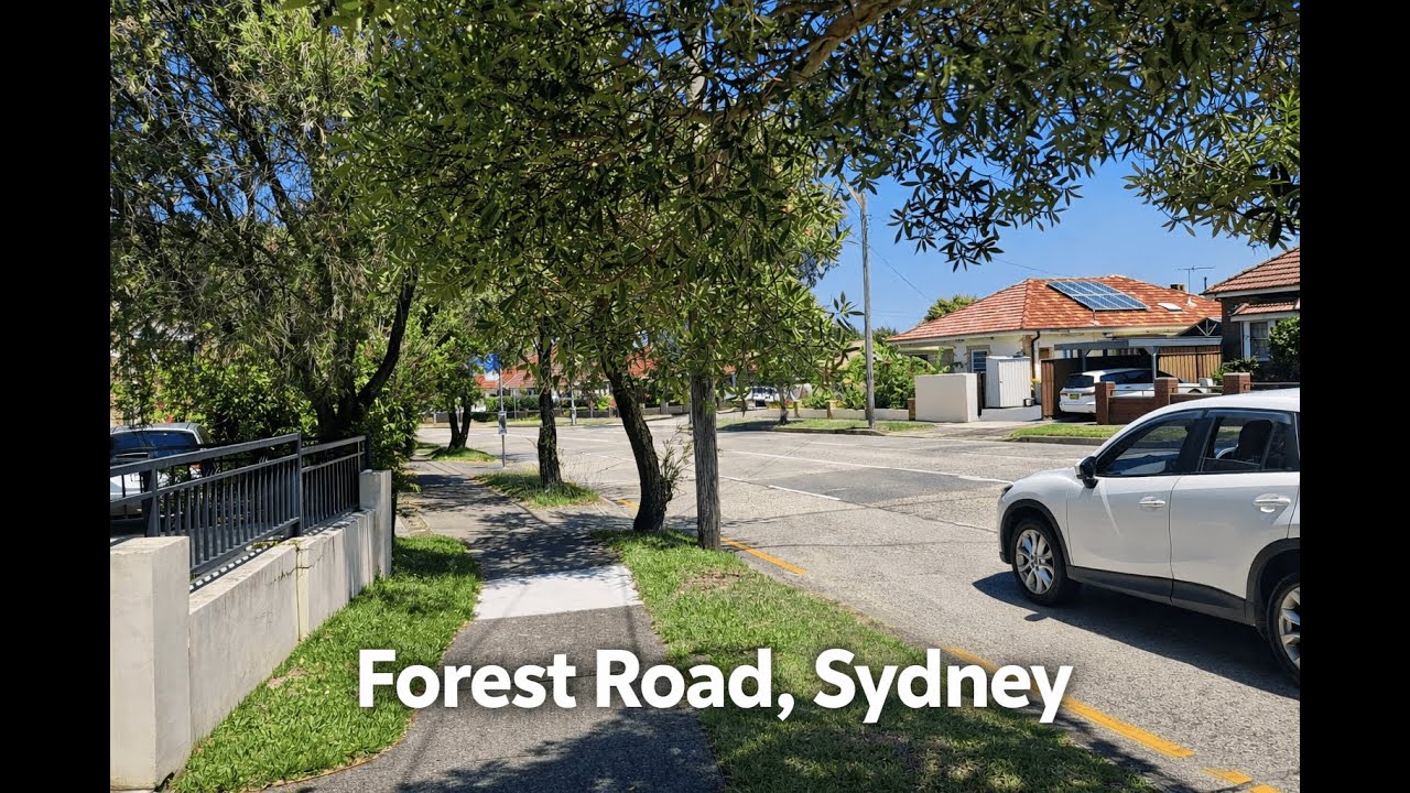 Walking Sydney In Summer ☀️ l Forest Road Walk (4K Ultra HD)