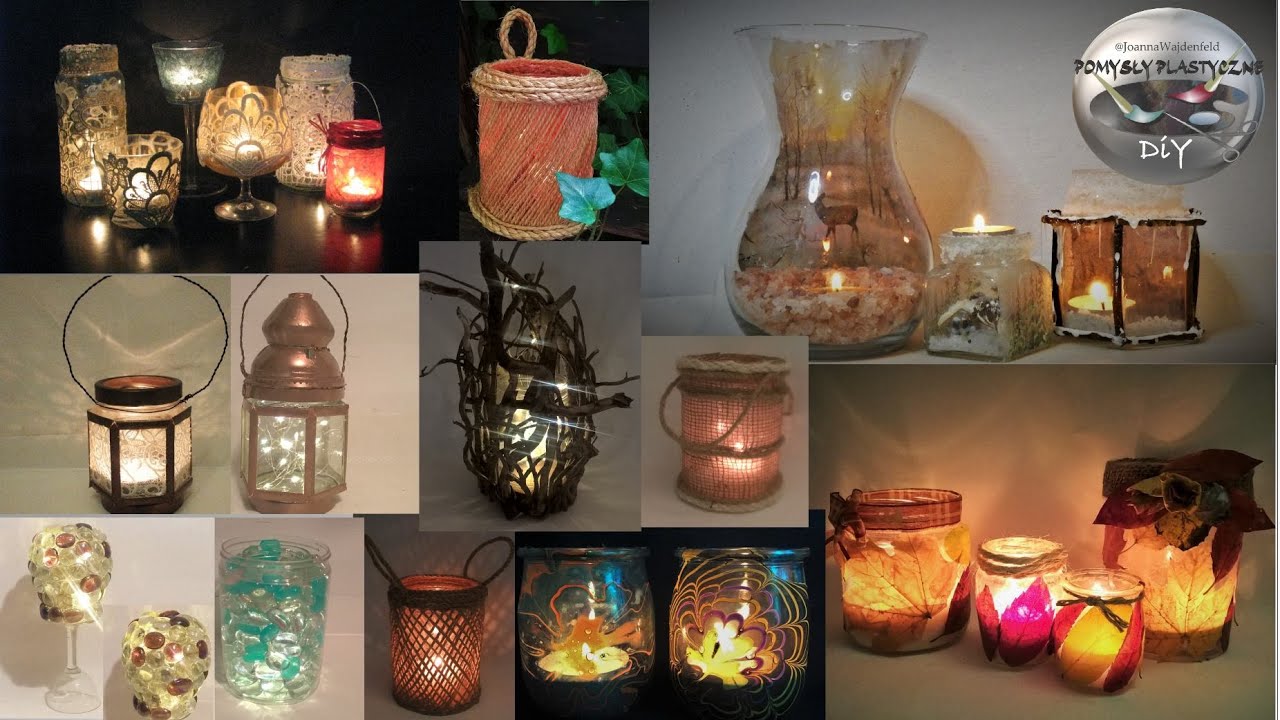 12 pomysłów na proste lampiony ze słoiczków - Pomysły Plastyczne DiY
