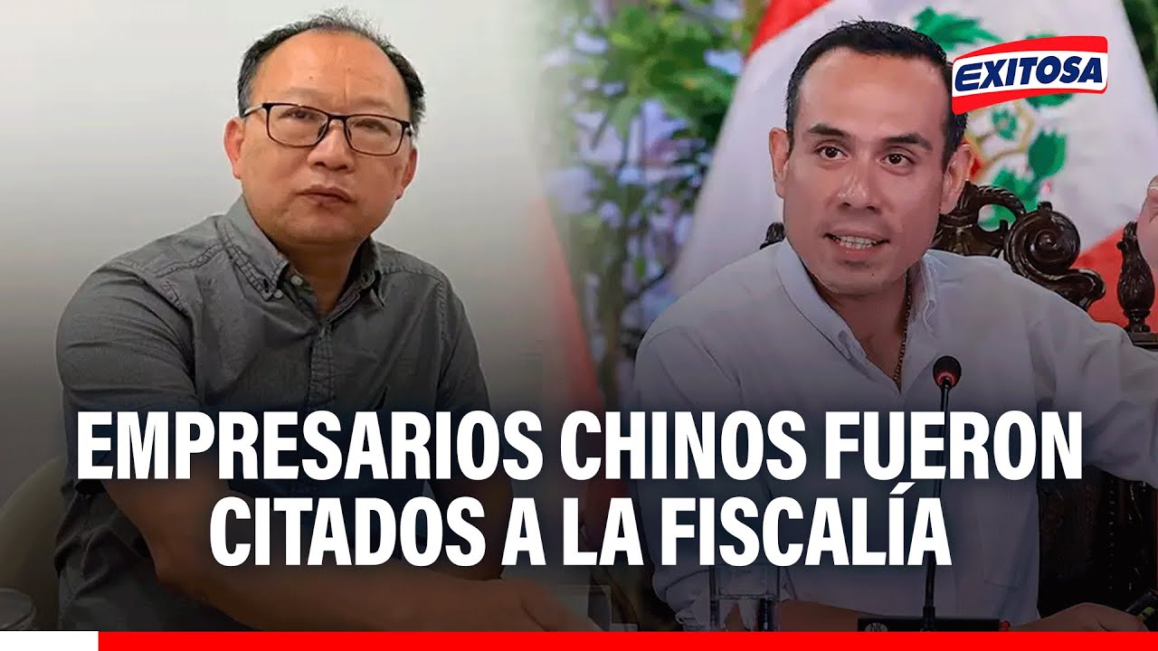 🔴🔵 Zhihua Yang fue citado por la Fiscalía Anticorrupción por reunión con Jerí, señala Tomás Gálvez