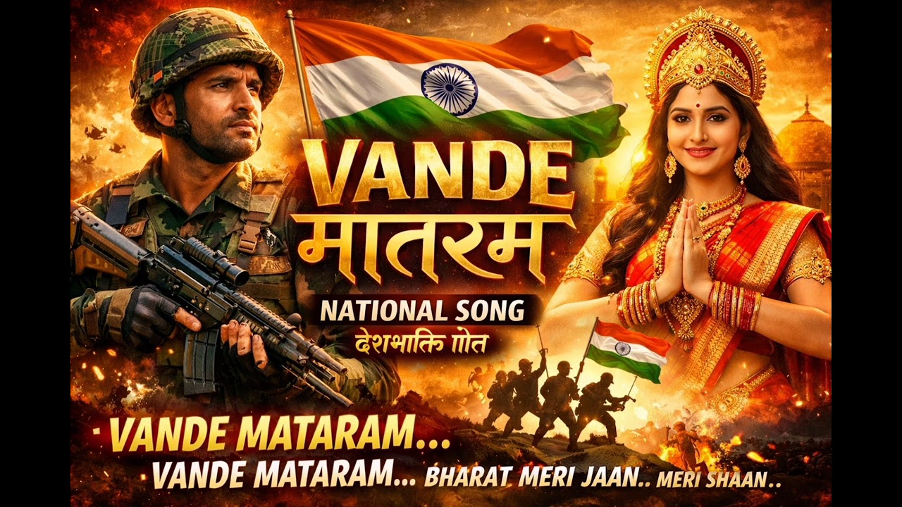 Vande Mataram Song | Desh Bhakti Geet 2026 | National Song | Heart Touching Patriotic Video