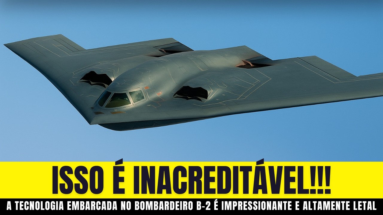 Como o B-2 Spirit CHOCOU O MUNDO e Mostrou o Poder Destrutivo dos EUA