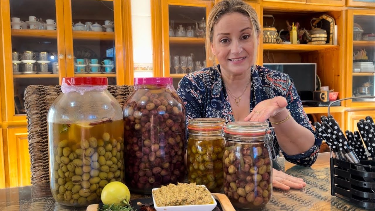 ترقاد الزيتون بالأعشاب وطرق مختلفة اللي كايجي بها لذيذ 😋