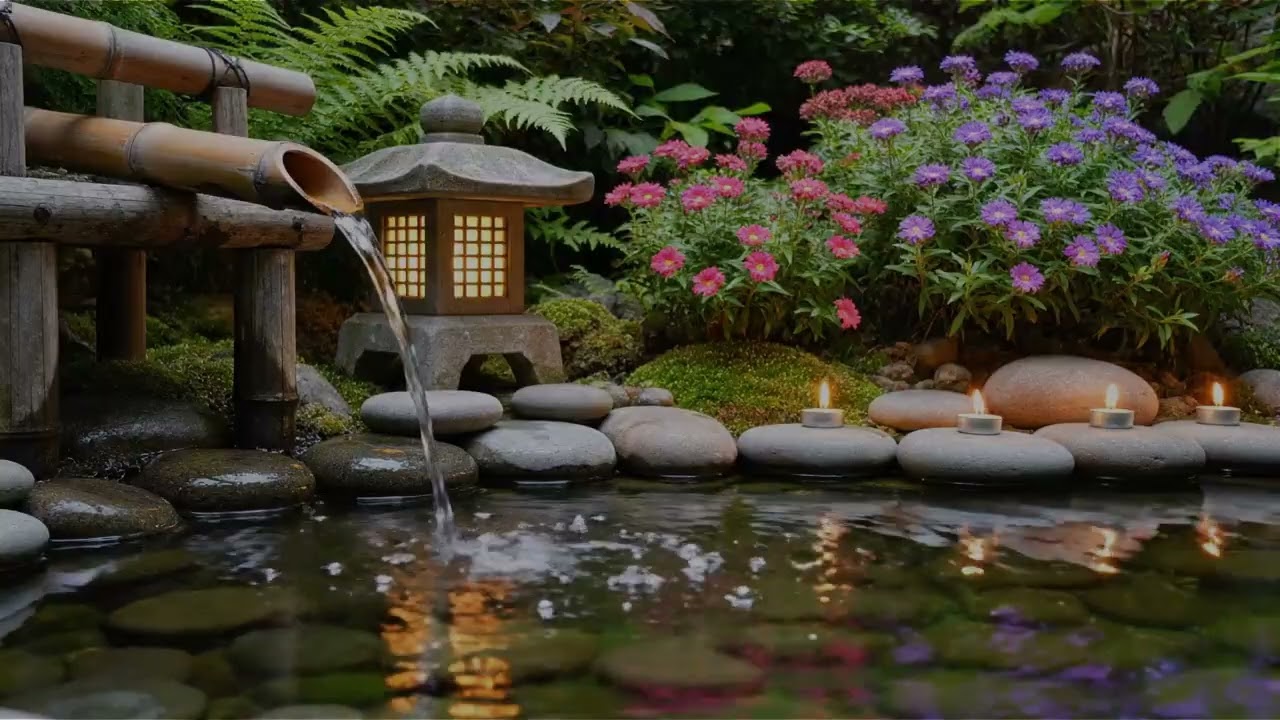 Peaceful Piano Melodies with Water Sounds 🌿 Healing Music for Stress, Anxiety & Depression Relief