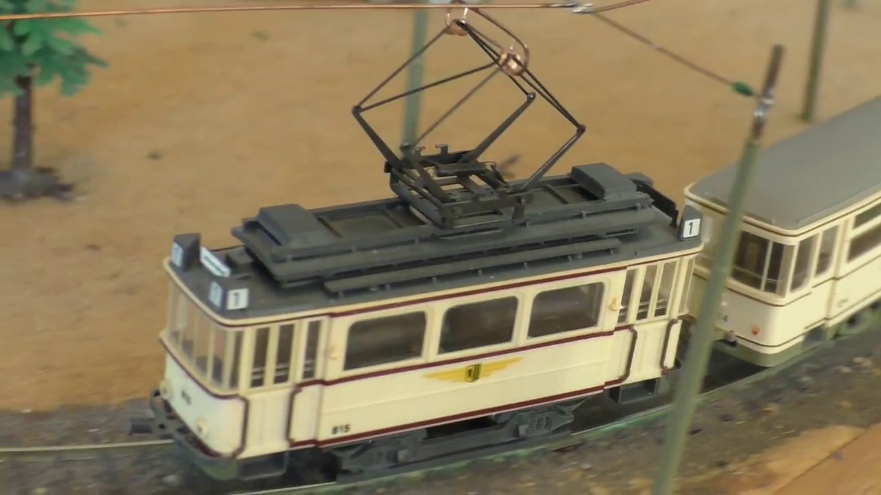Alte Dresdner Straßenbahnen in H0 (1:87)