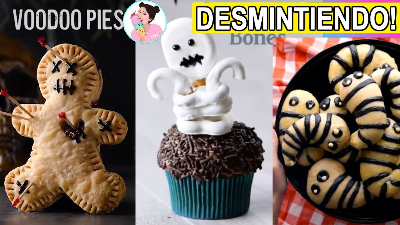 DESMINTIENDO LAS RECETAS MAS VIRALES EDICION HALLOWEEN.. para ver si funcionan - Caro Trippar