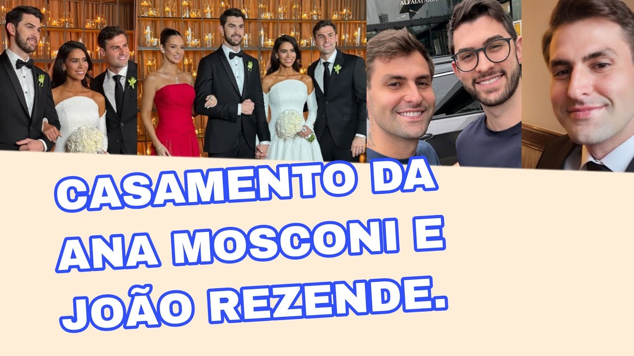 CASAMENTO DA ANA MOSCONI E JO&Atilde;O REZENDE. 