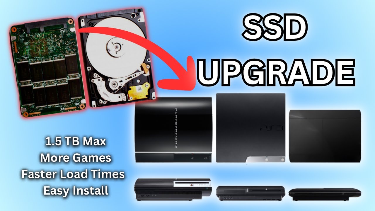 How To Upgrade HDD On PS3