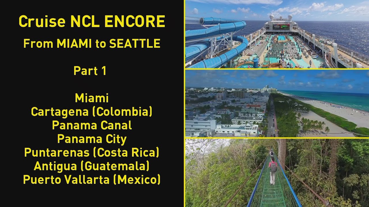 TEIL 1 - CRUISE NORWEGIAN ENCORE - Von MIAMI nach MEXIKO
