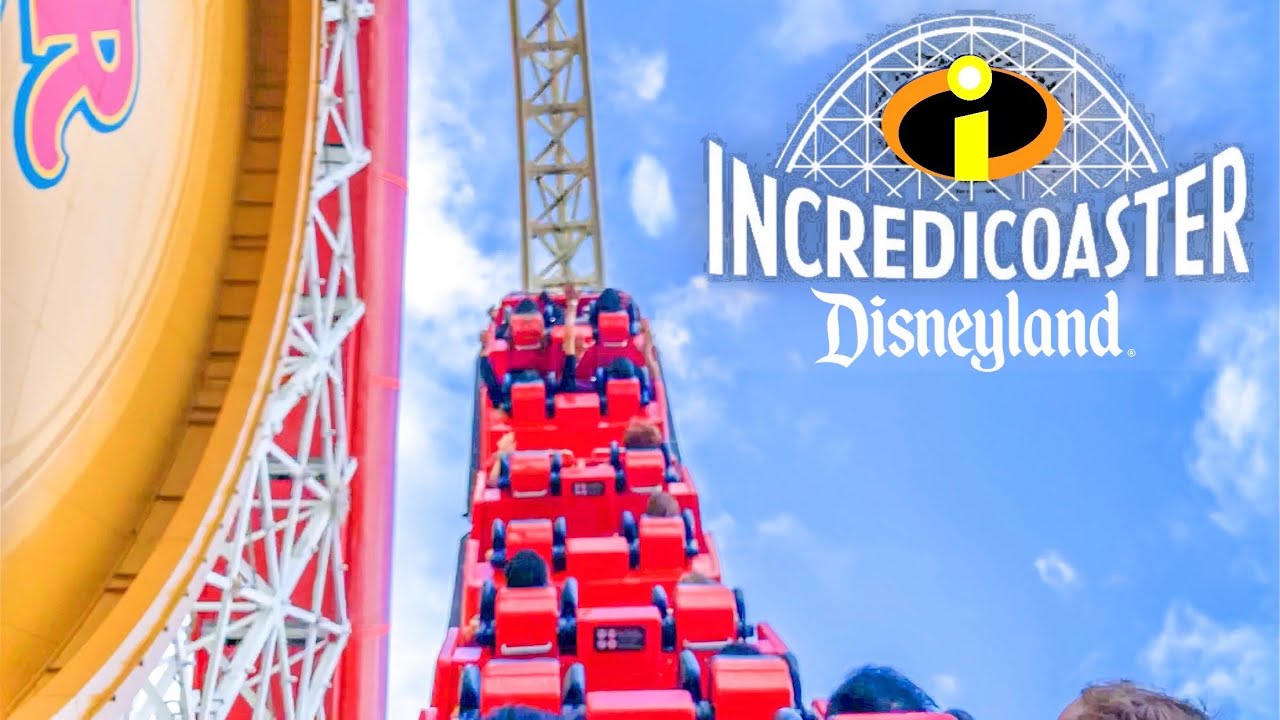 [4K] FULL Incredicoaster 2019 Ride at Disney California Adventure Park!! - BACK SEAT!!