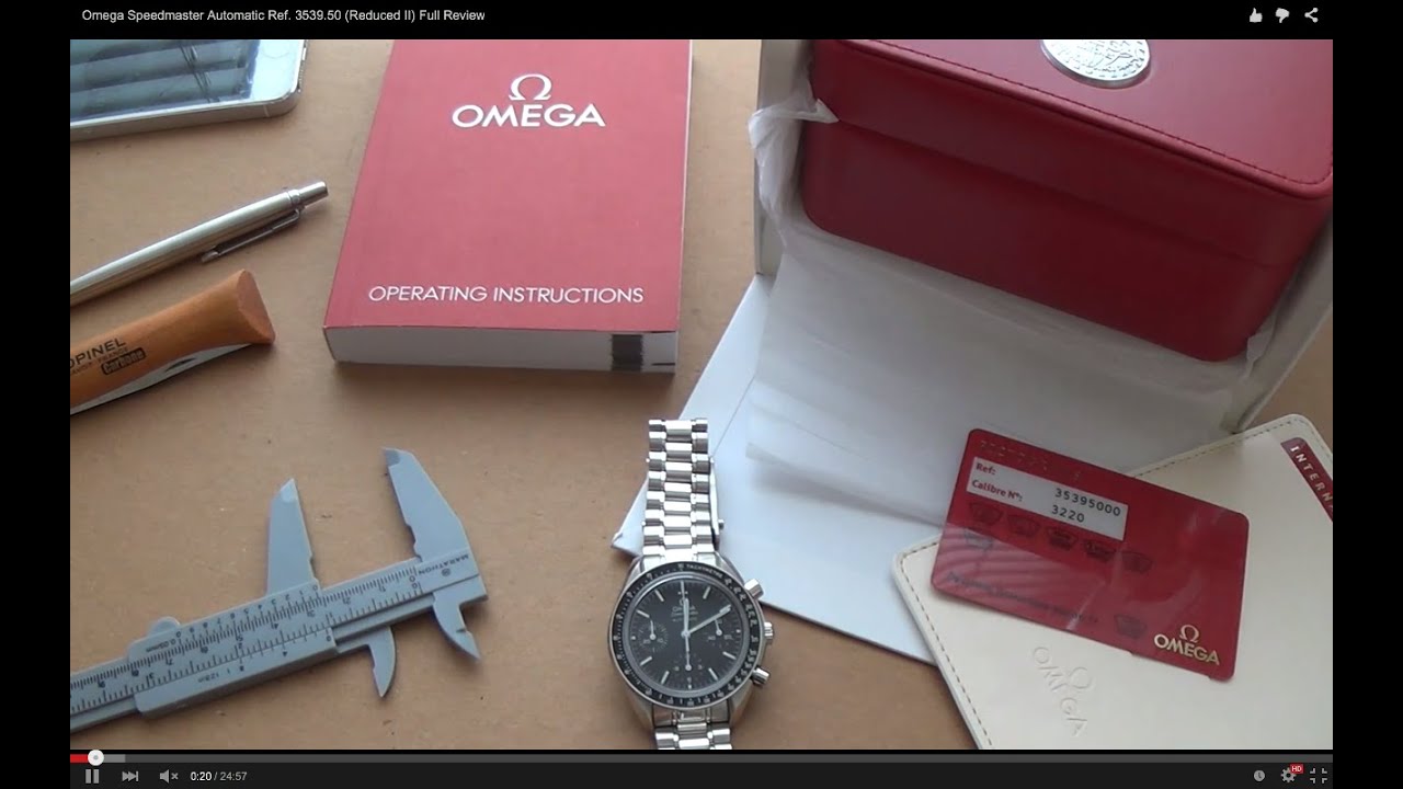 Omega Speedmaster Automatic Ref. 3539.50 (Reduced II) Full Review