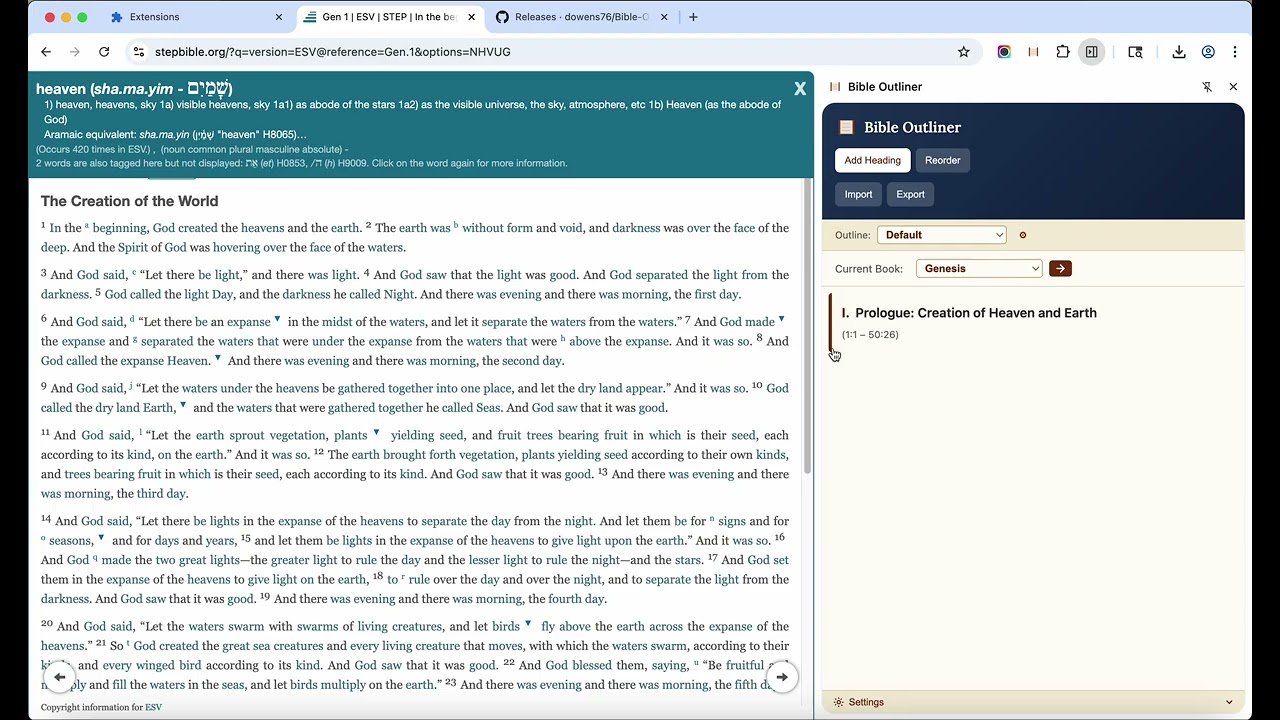 Introducing Bible Outliner (v. 0.1.3)