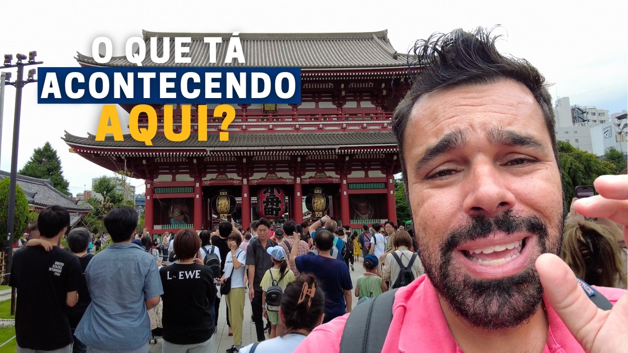 O Que Fazer no Segundo Dia em Tóquio | Do Templo Lotado ao Neon | JAPÃO