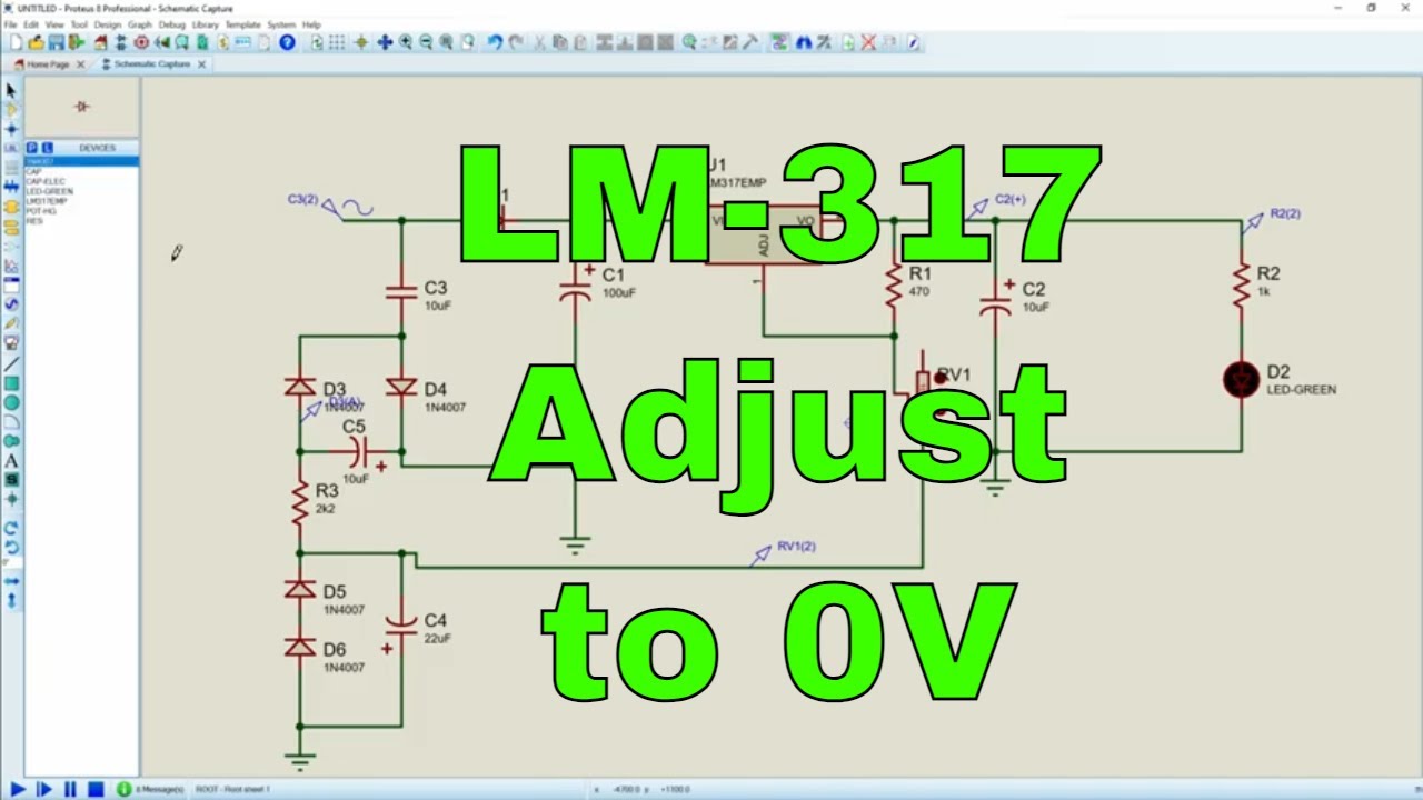 LM317 Lab Power Supply ~Down to 0 Volts!