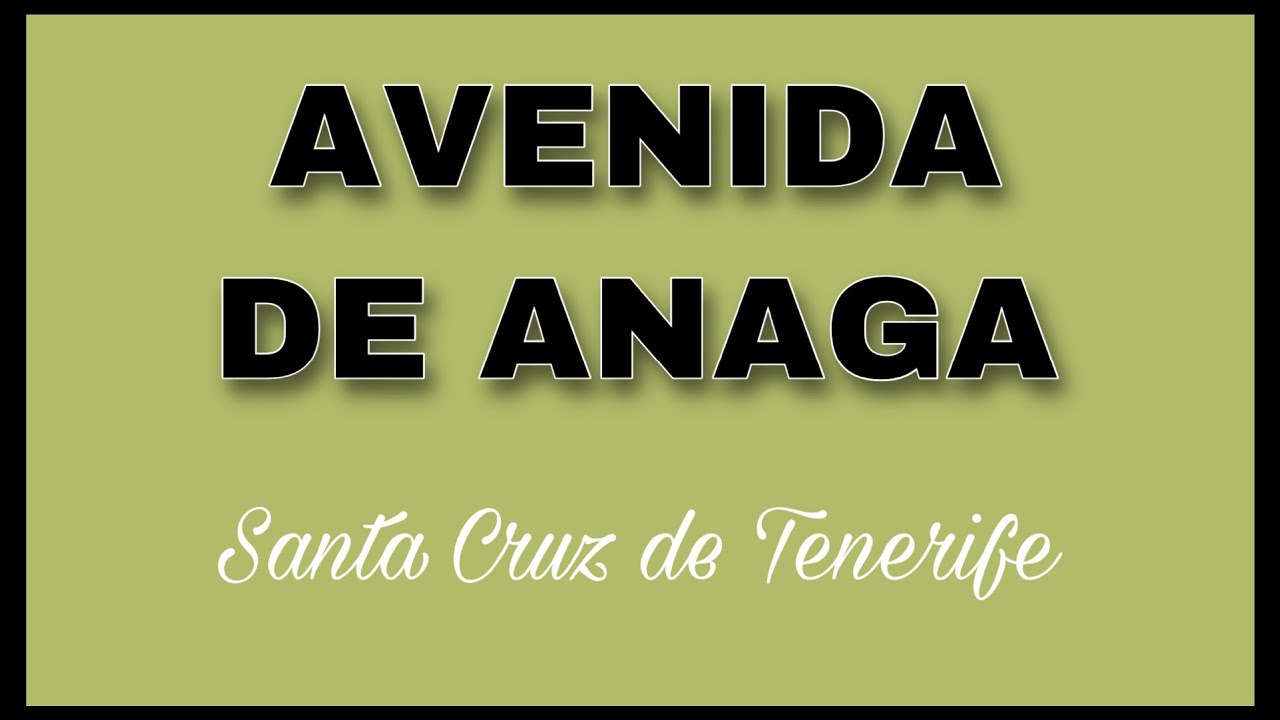 🏝🇮🇨🧐QU&Eacute; VER EN SANTA CRUZ DE TENERIFE - AVENIDA DE ANAGA 2020