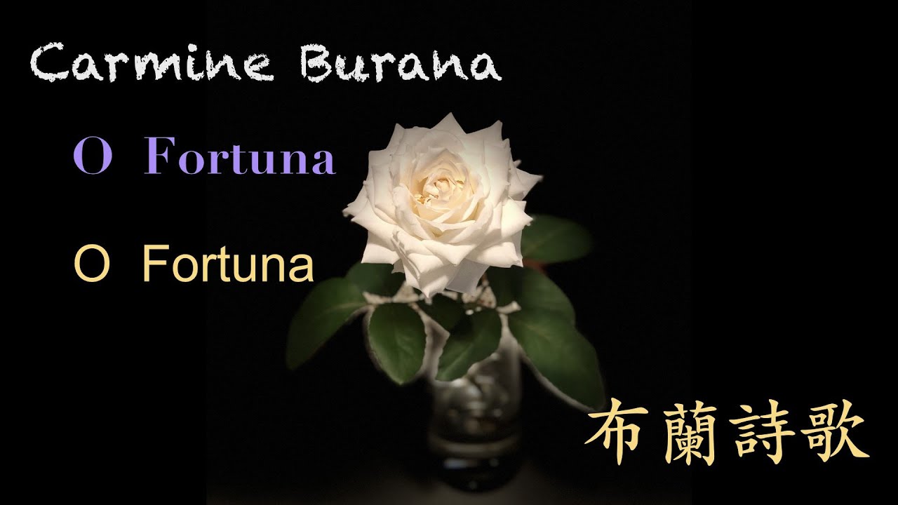 O Fortuna ,Latin,English Lyrics,布蘭詩歌,中文歌詞 ,Carmina Burana ,令人震撼的合唱