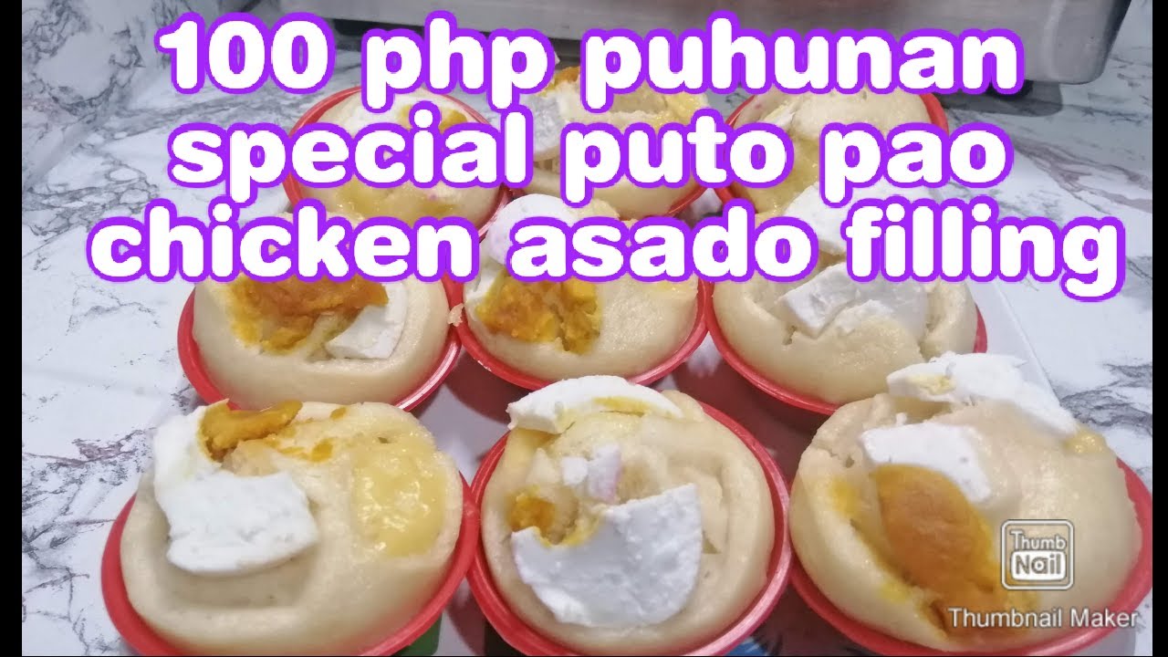 EASY  PANG NEGOSYO PUTO PAO CHICKEN ASADO V#2