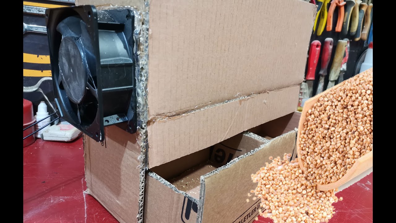 Kartondan Yem Eleme Makinası Yapımı