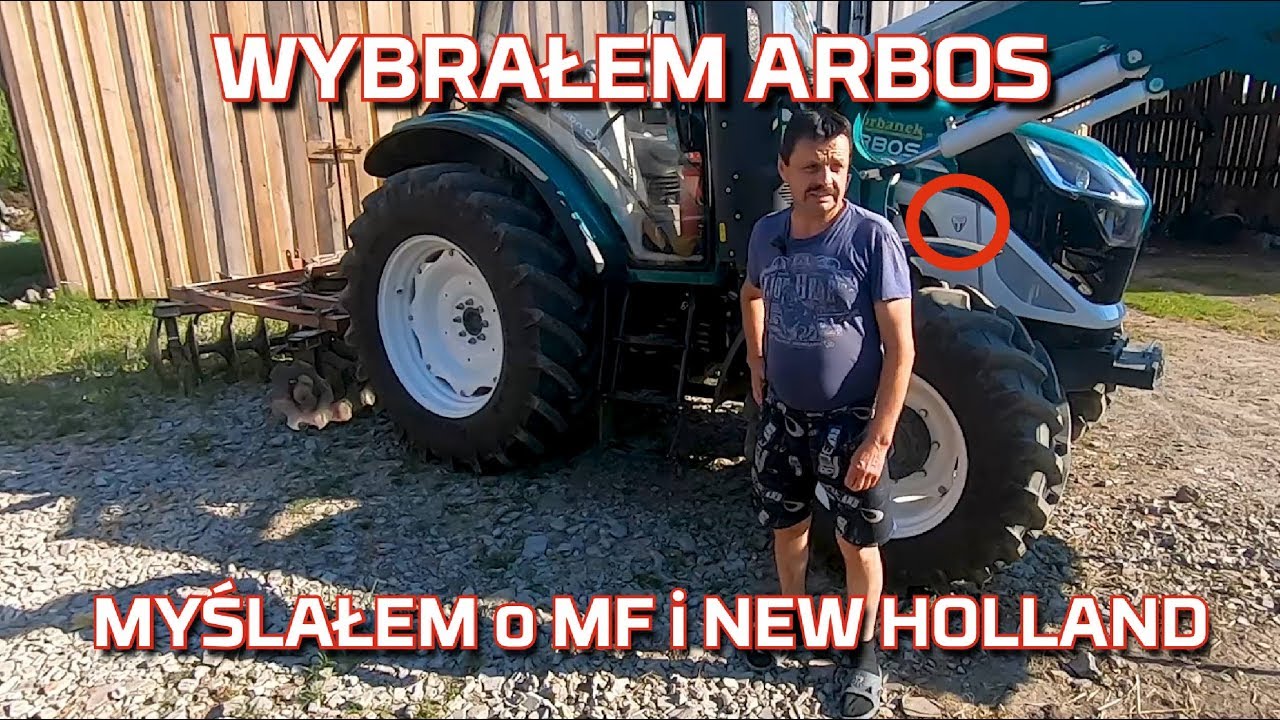 🔴Wybrałem ARBOS 5100 a myślałem o MF i New Holland [nowy nabytek ciągnik opinia traktor] [Korbanek]