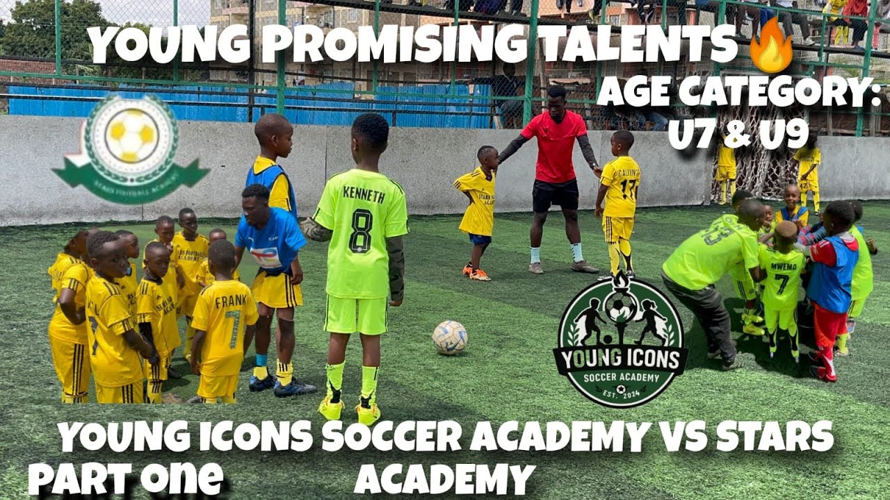 Young Icons Soccer Academy vs Stars Academy Football Matches | Age Category U7 & U9 ( PART ONE)
