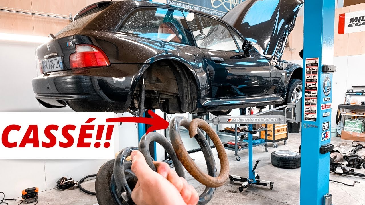 Ressort CASSÉ, Rouille... COMBIEN coûte la restauration du Z3M??
