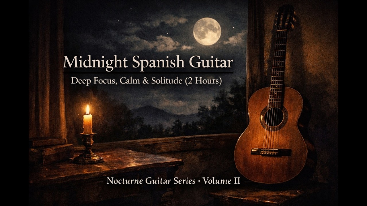 Midnight Spanish Guitar — Deep Focus, Calm & Solitude (2 Hours)Nocturne Guitar Series · Volume II