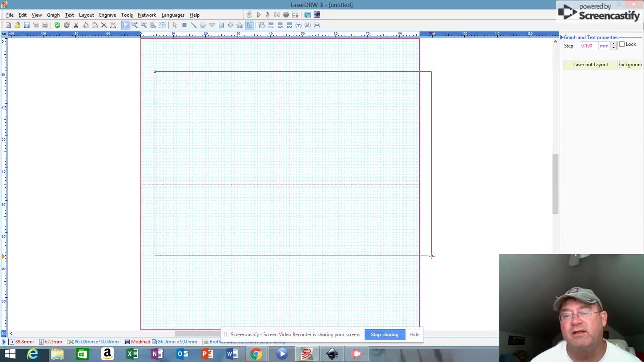Laser Draw, Inkscape and Chinese K40 Laser