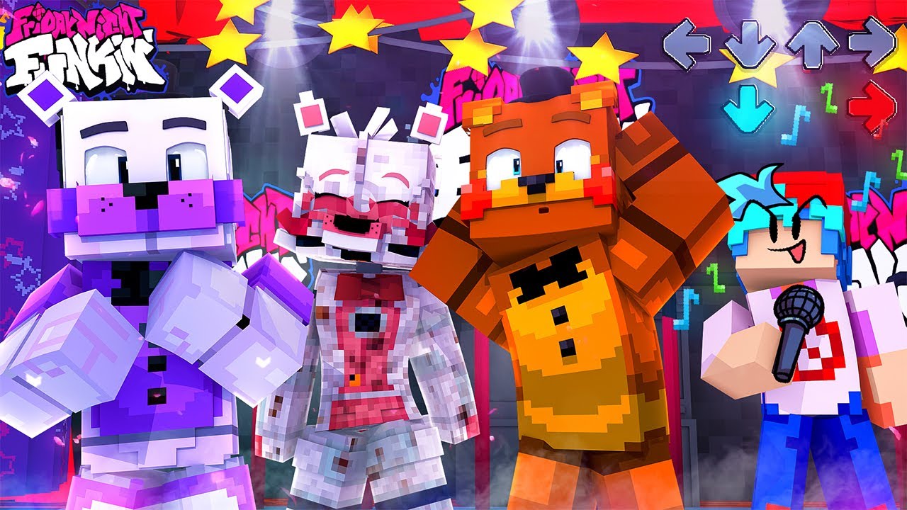 FRIDAY NIGHT FUNKIN' AT THE PIZZERIA! (FNAF High) | Minecraft Five Nights at Freddy's Roleplay