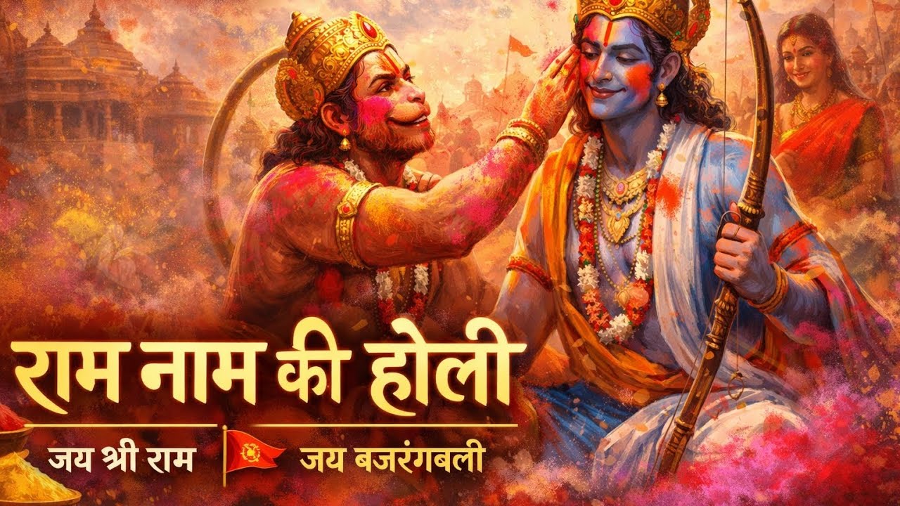 राम नाम की होली 🔥 | हनुमान जी की भक्ति होली | Jai Shri Ram Holi Bhajan 2026 Devotional Holi Bhajan