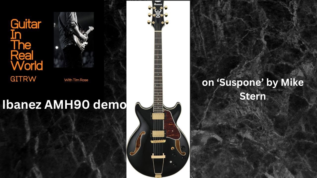 Ibanez AMH90 playing 'Suspone'