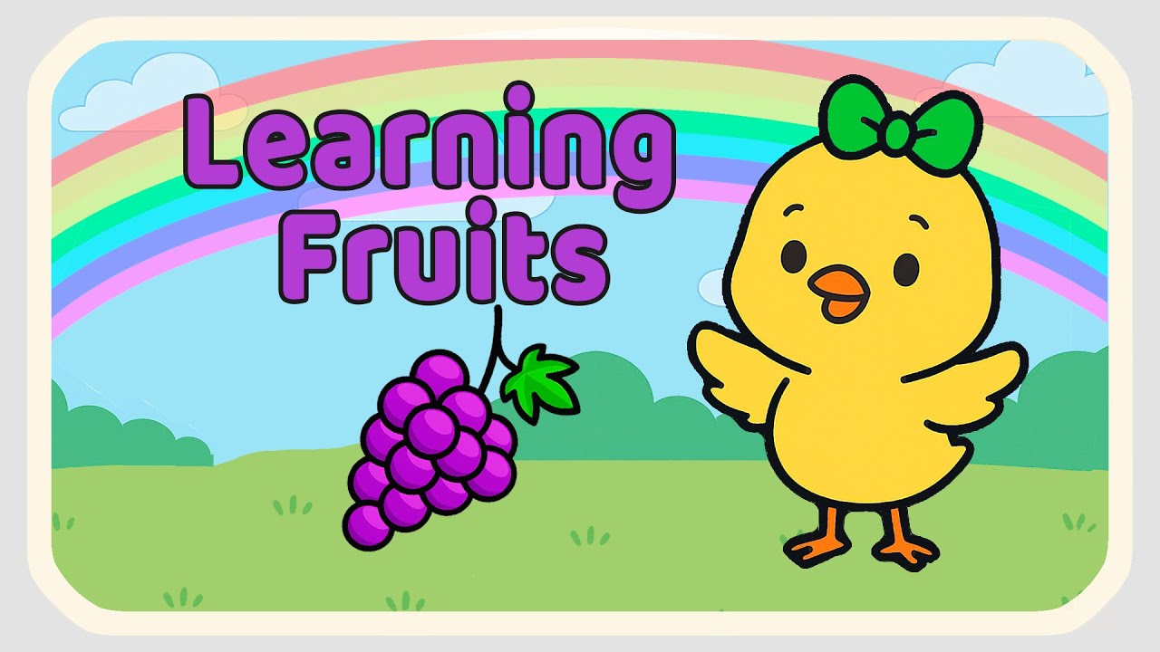 Learn Fruits in English for Kids | Fun Fruit Lesson with Chipy 🍎🍌🍓