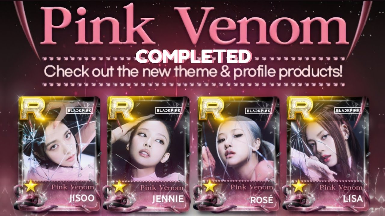 [SuperStar YG] Completing Blackpink Pink Venom Le Theme + BG