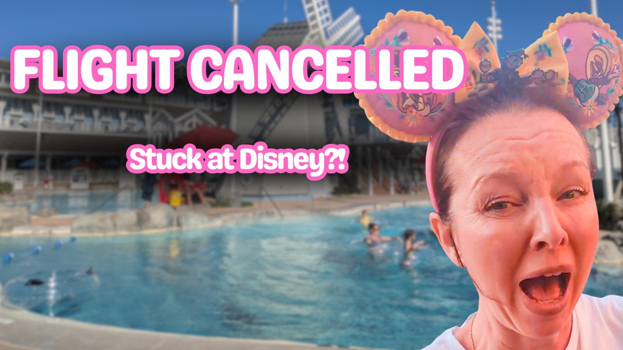Our Flight Was Cancelled at Disney World… So We Stayed 3 More Days!